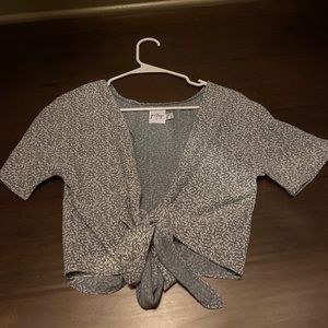 Princess Polly floral wrap top